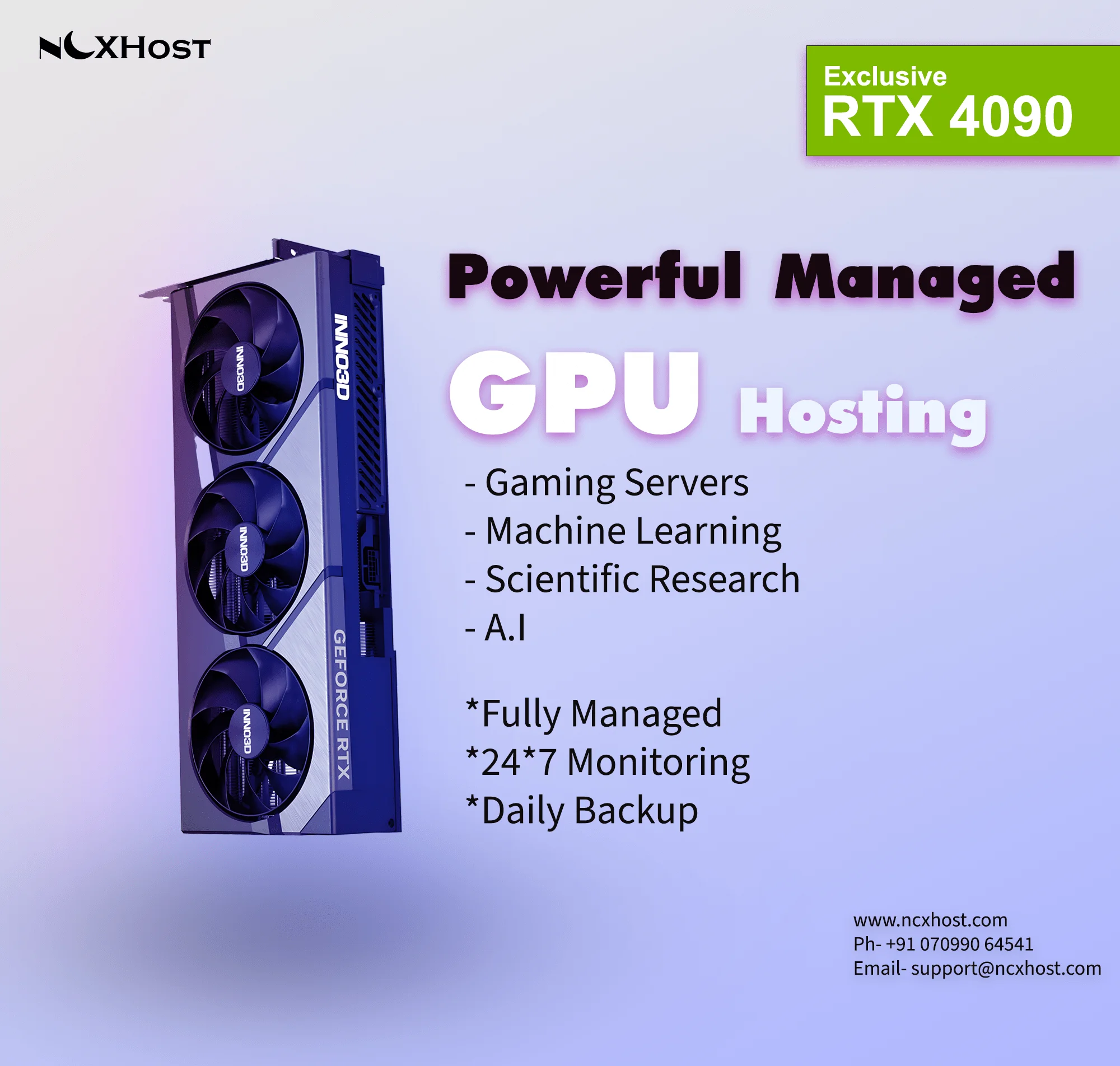 GPU HOsting NCXHost Promo 2